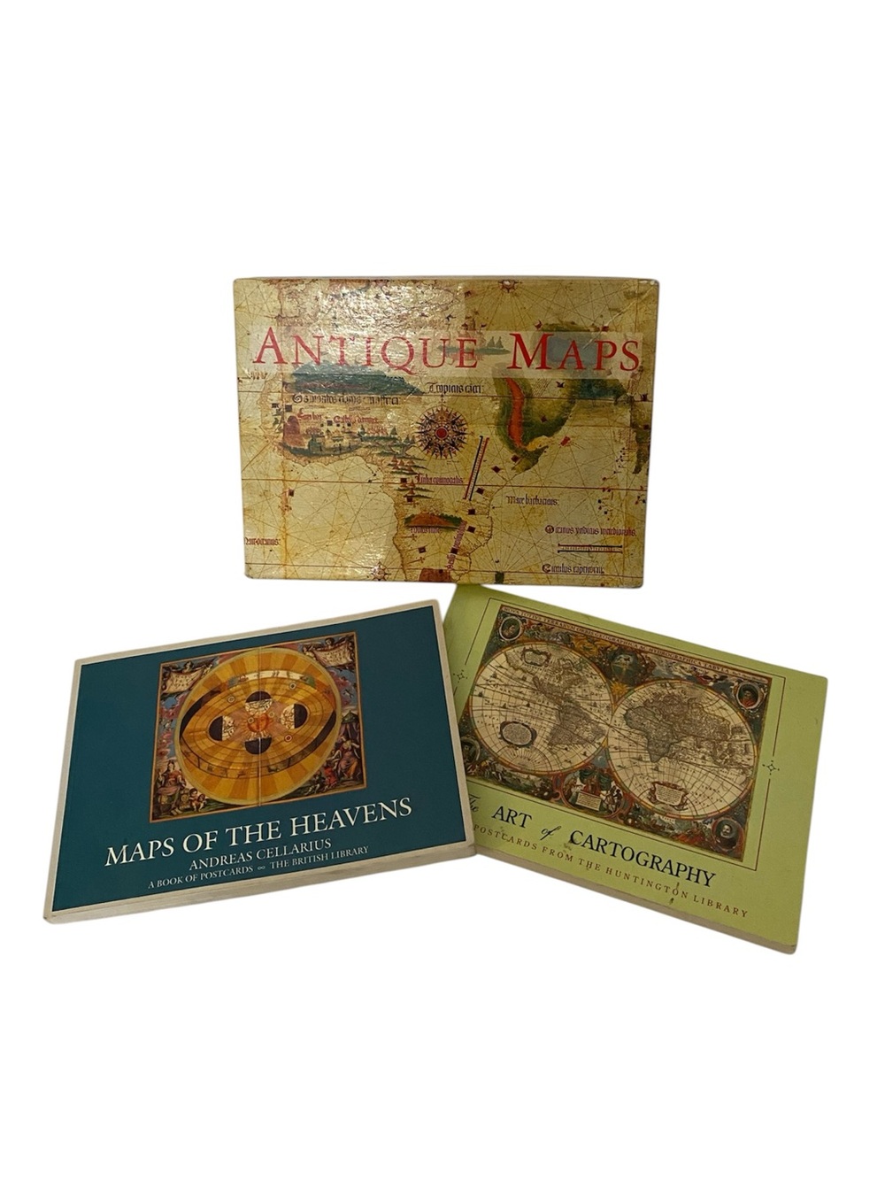Antique Maps Decorative Book Set - 1993